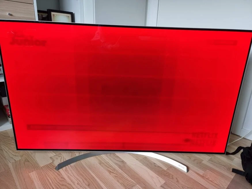 OLED burn-in on vertical display