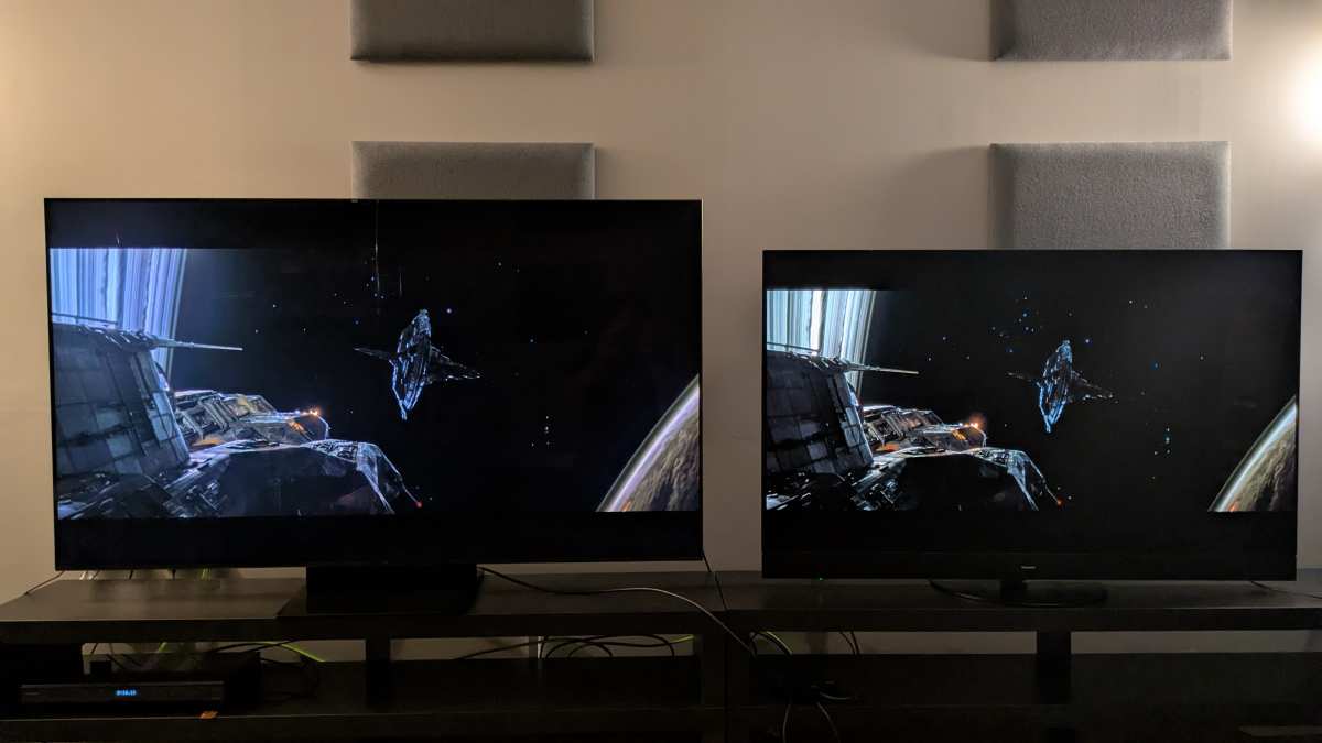OLED perfect black level demonstration