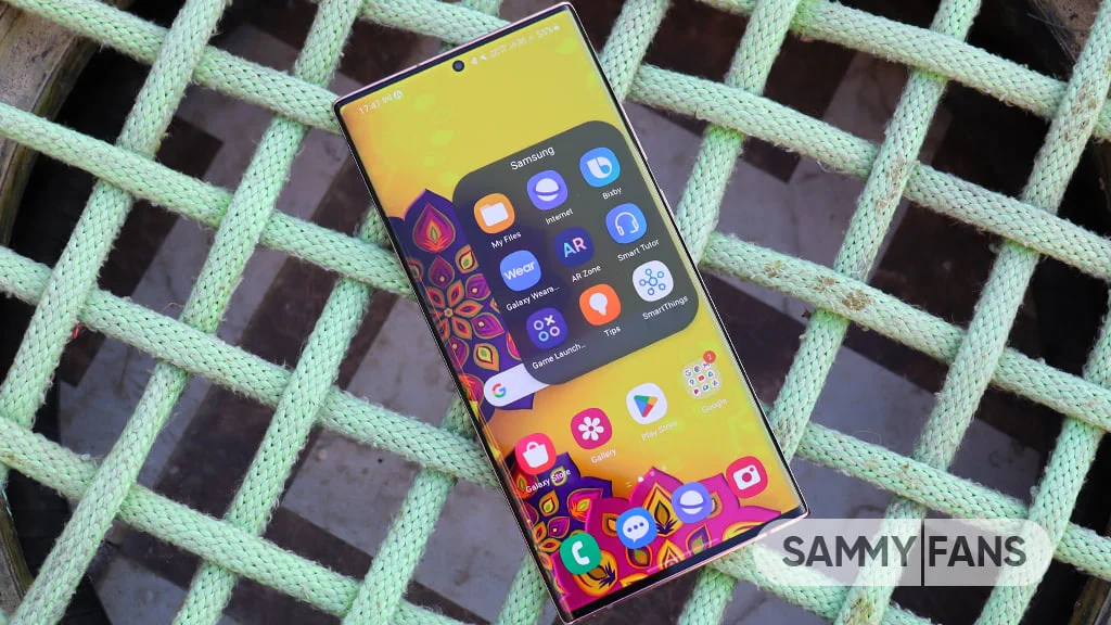 Samsung One UI pop-up view