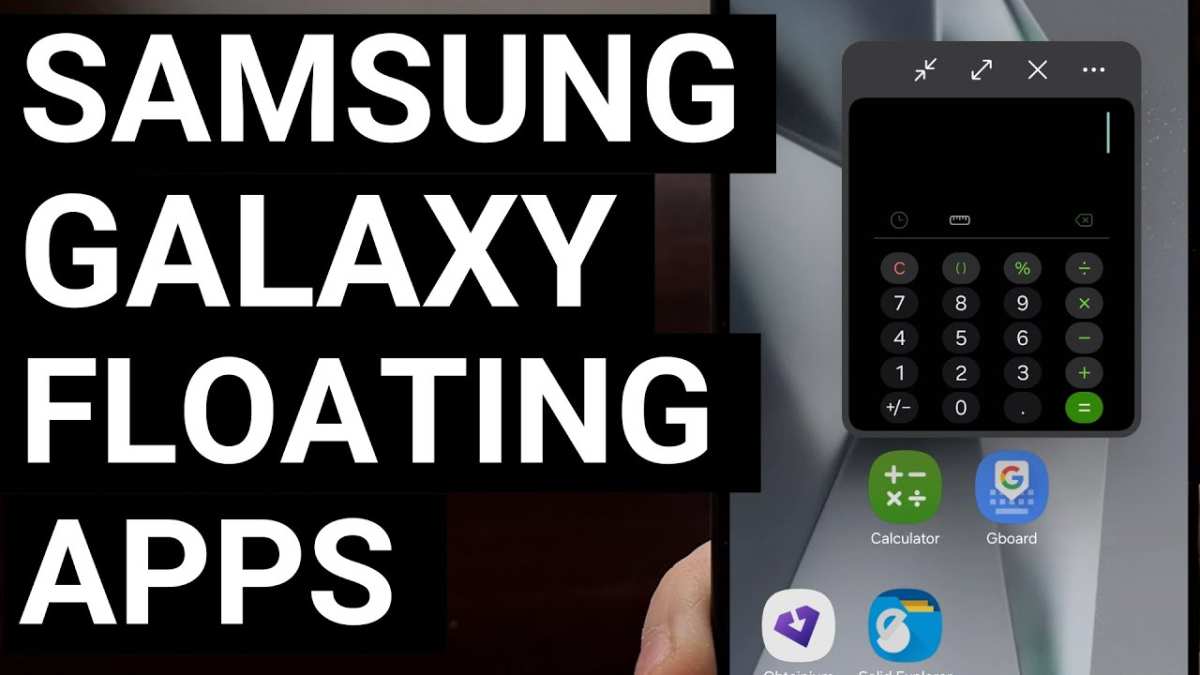 Samsung pop-up view