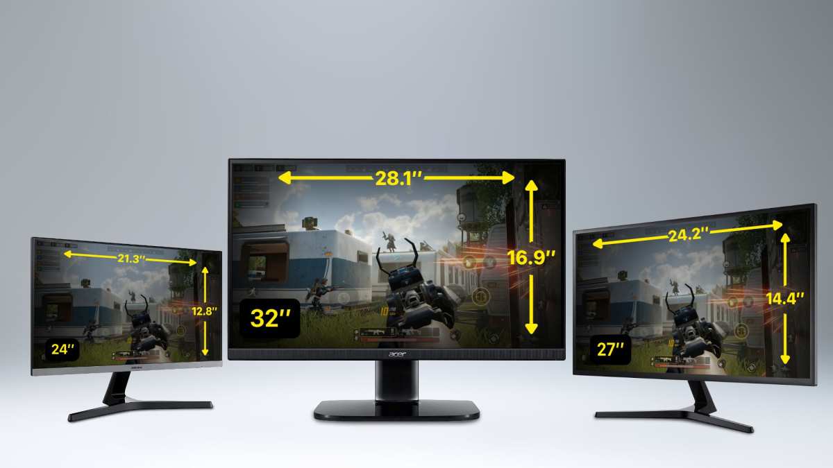 screen area 27 inch 16:9 vs 16:10