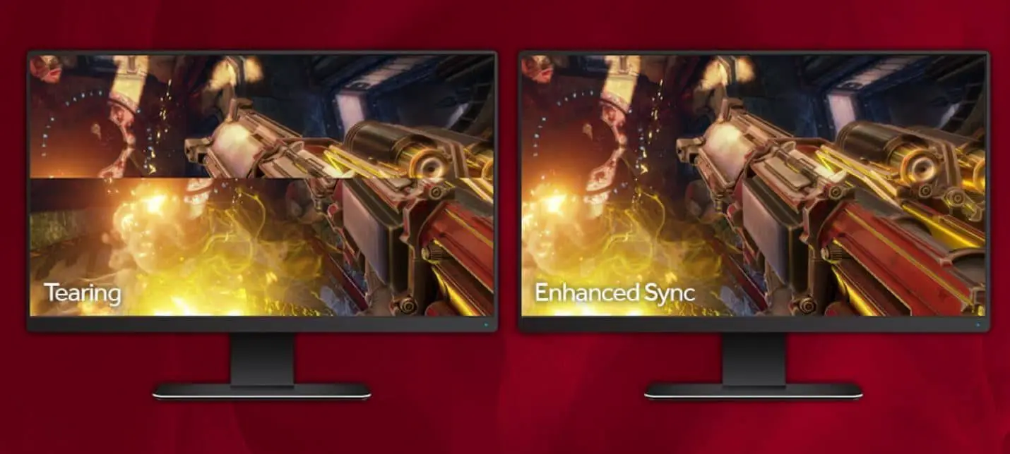 screen tearing vs VRR smooth frame comparison