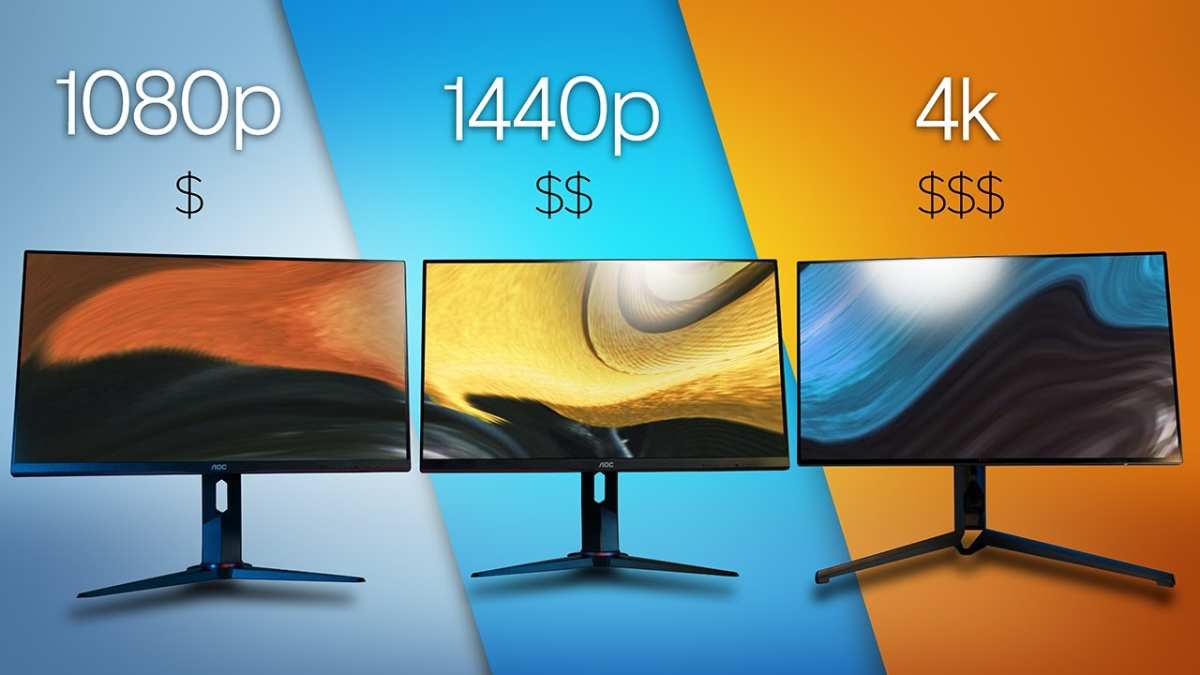 side by side resolution comparison monitor