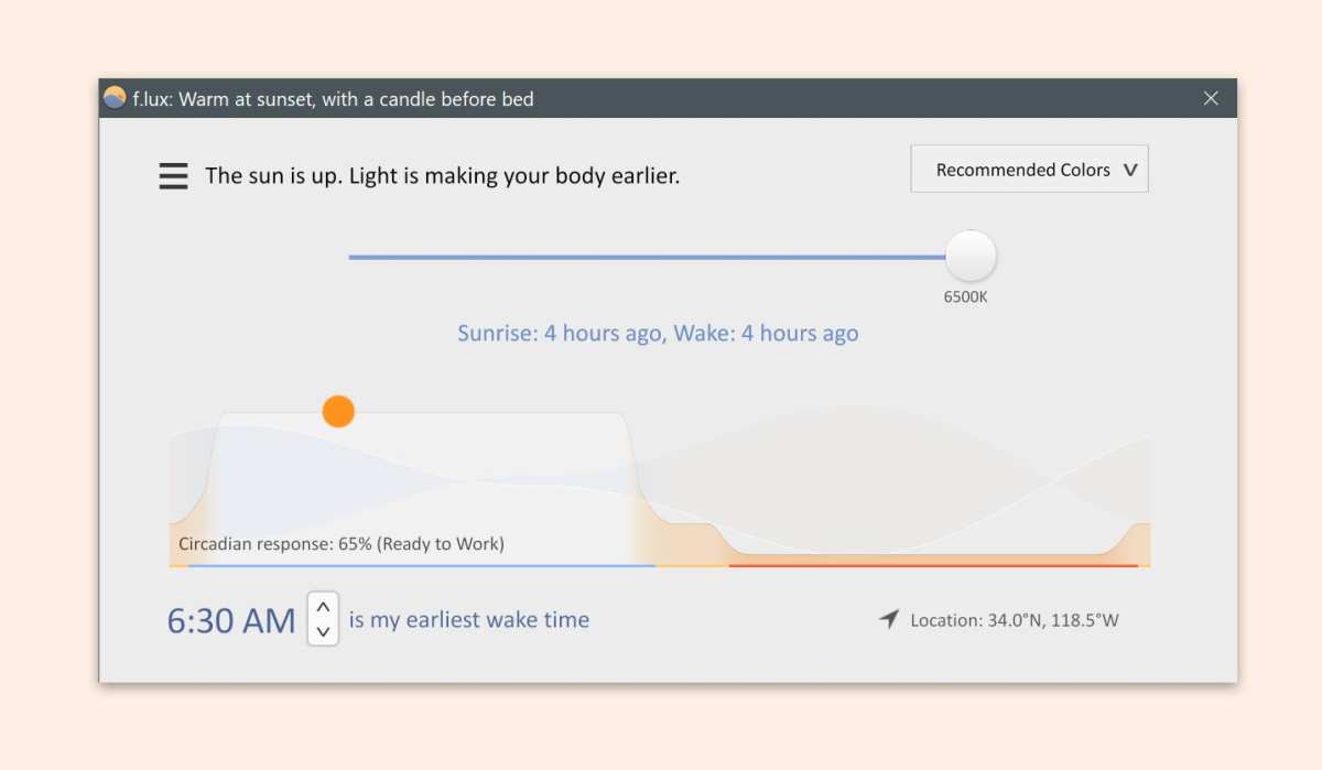 software color temperature comparison warm vs cool screen