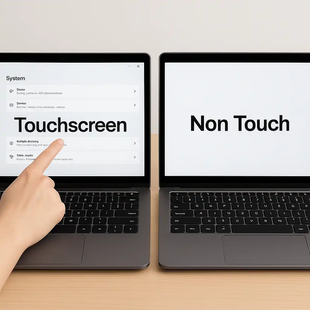standard monitor vs touchscreen monitor