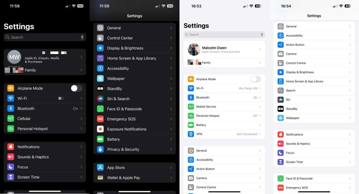 step by step settings