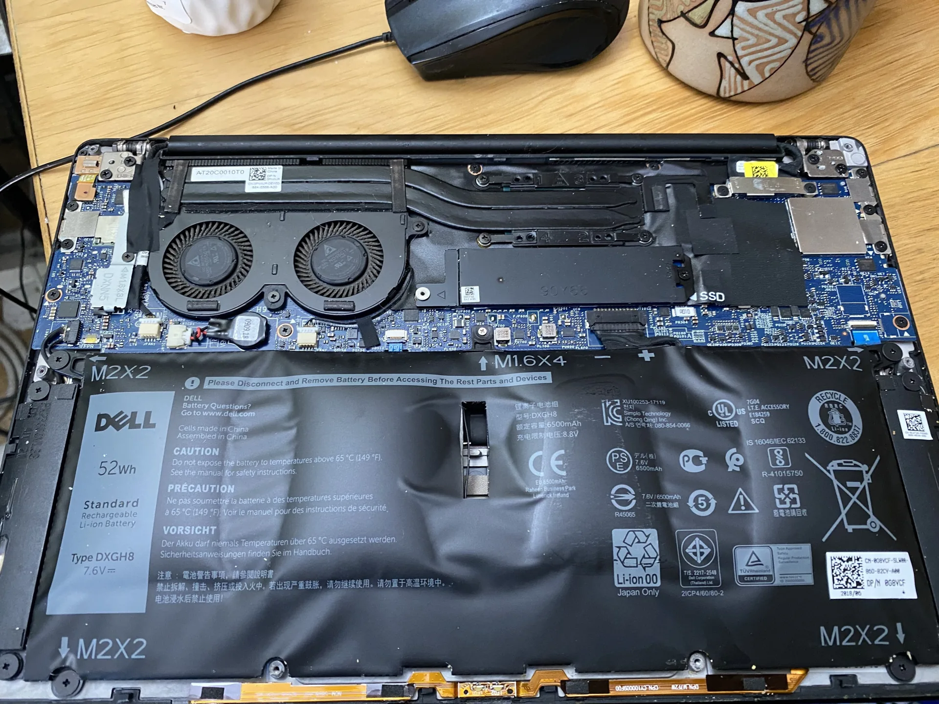 swollen laptop battery