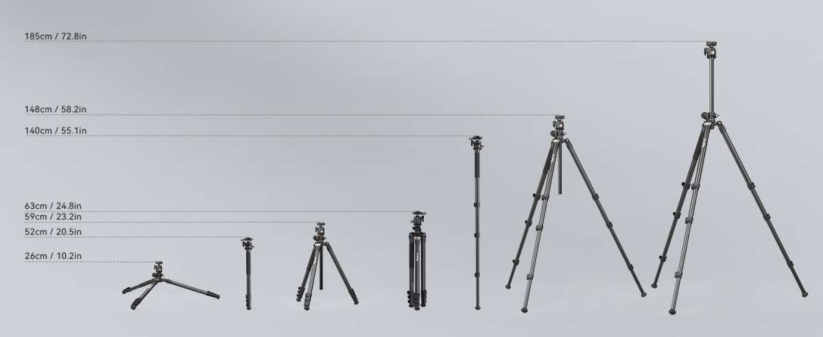 tabletop vs full-size tripod comparison