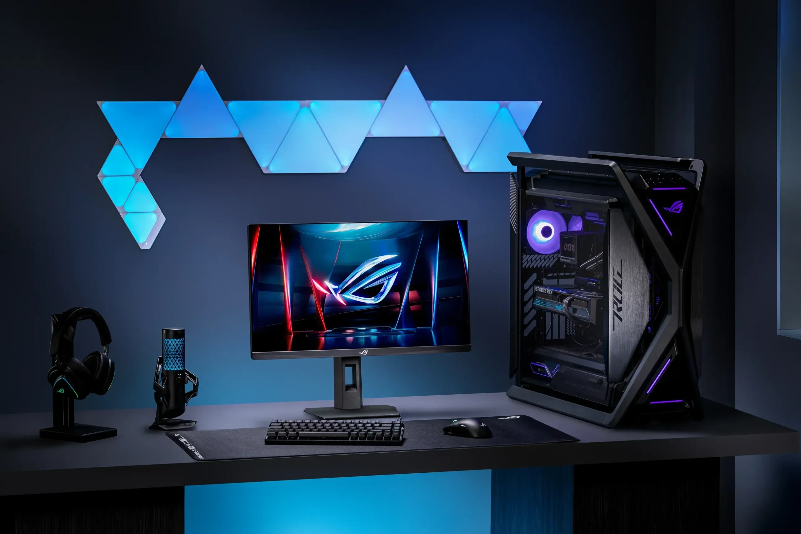 TN monitor gaming setup