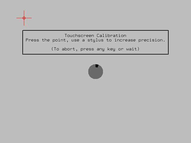 touchscreen calibration Linux