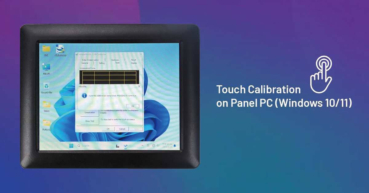 touchscreen calibration settings