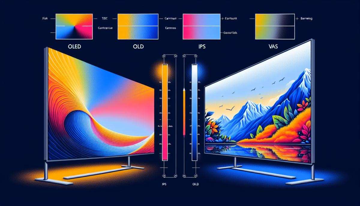 TV panel types IPS VA OLED comparison