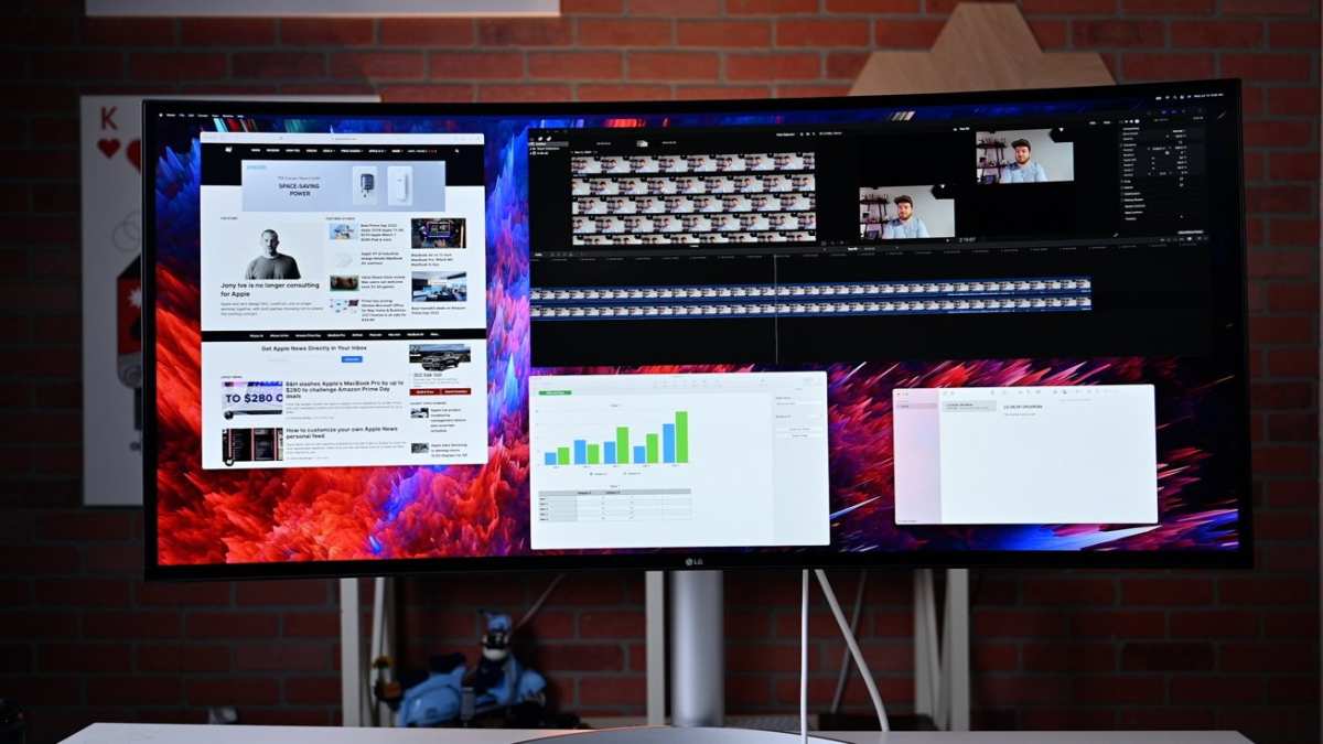ultrawide screen split window layout