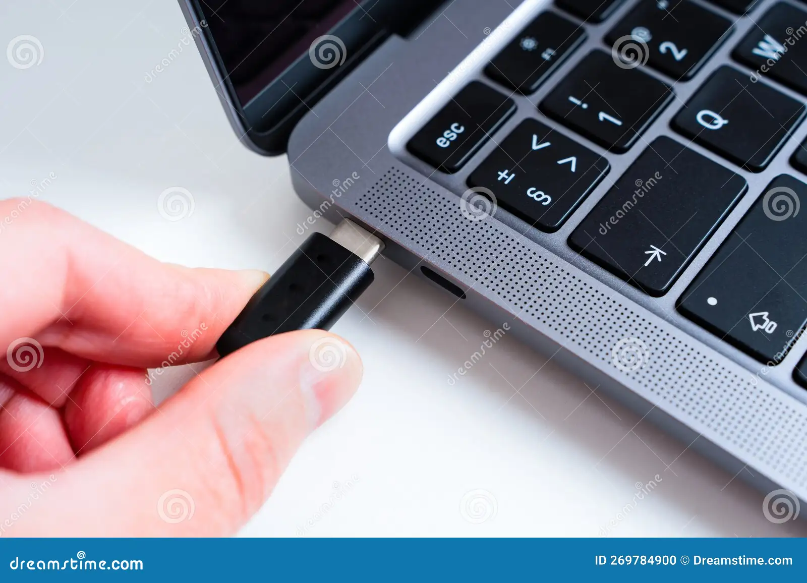 USB-C DisplayPort Alt Mode port on laptop