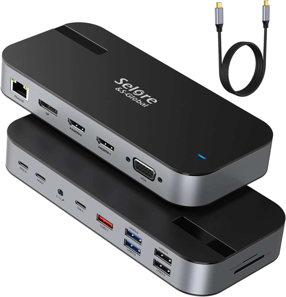 USB-C docking station multiple monitors