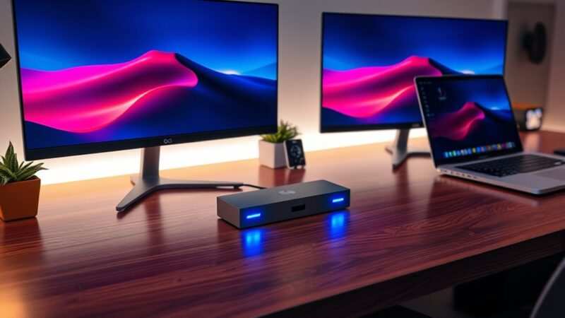 USB-C docking station multiple monitors