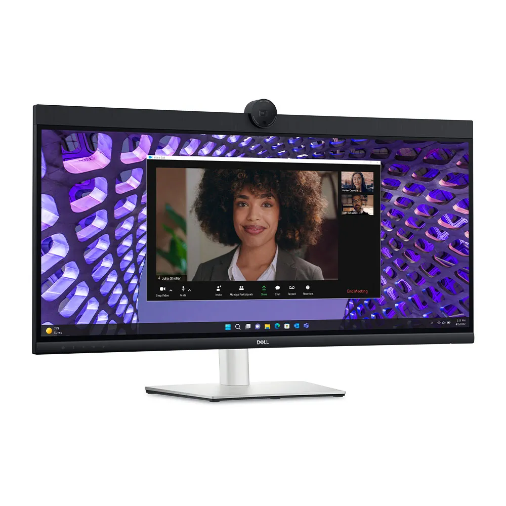 USB-C monitor with built-in webcam
