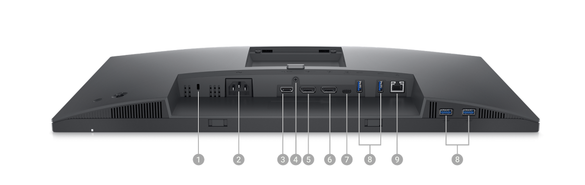 USB-C monitor with power delivery