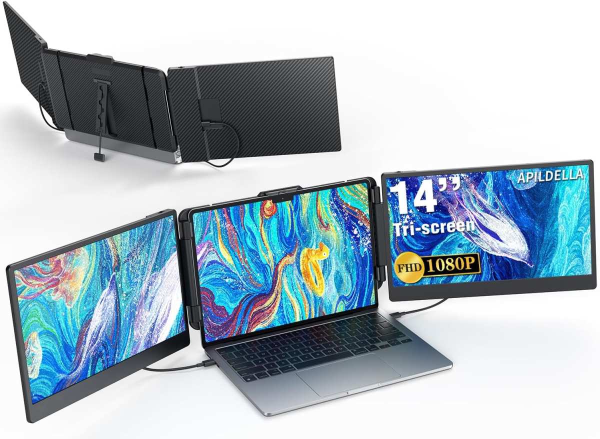 USB-C portable monitor setup