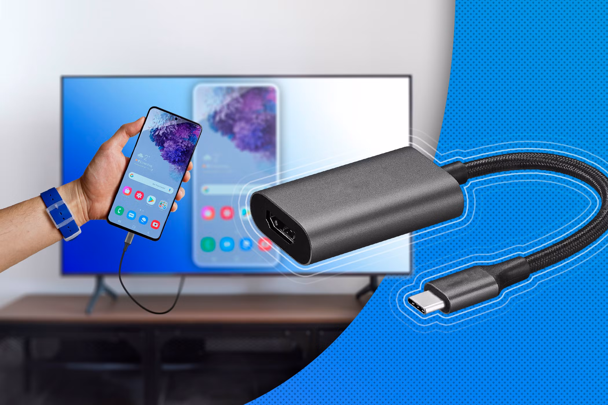 USB-C to HDMI adapter cable