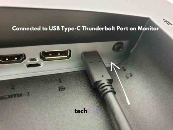 USB cable connection touchscreen monitor