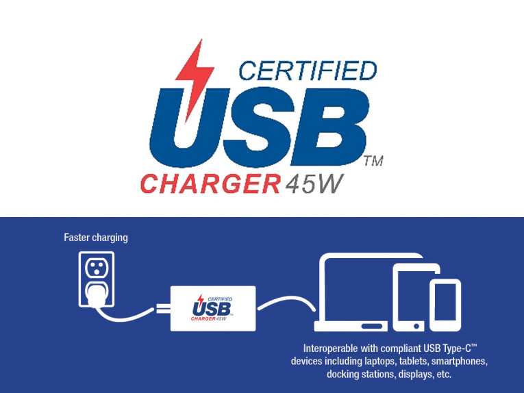 USB-IF certified charger logo
