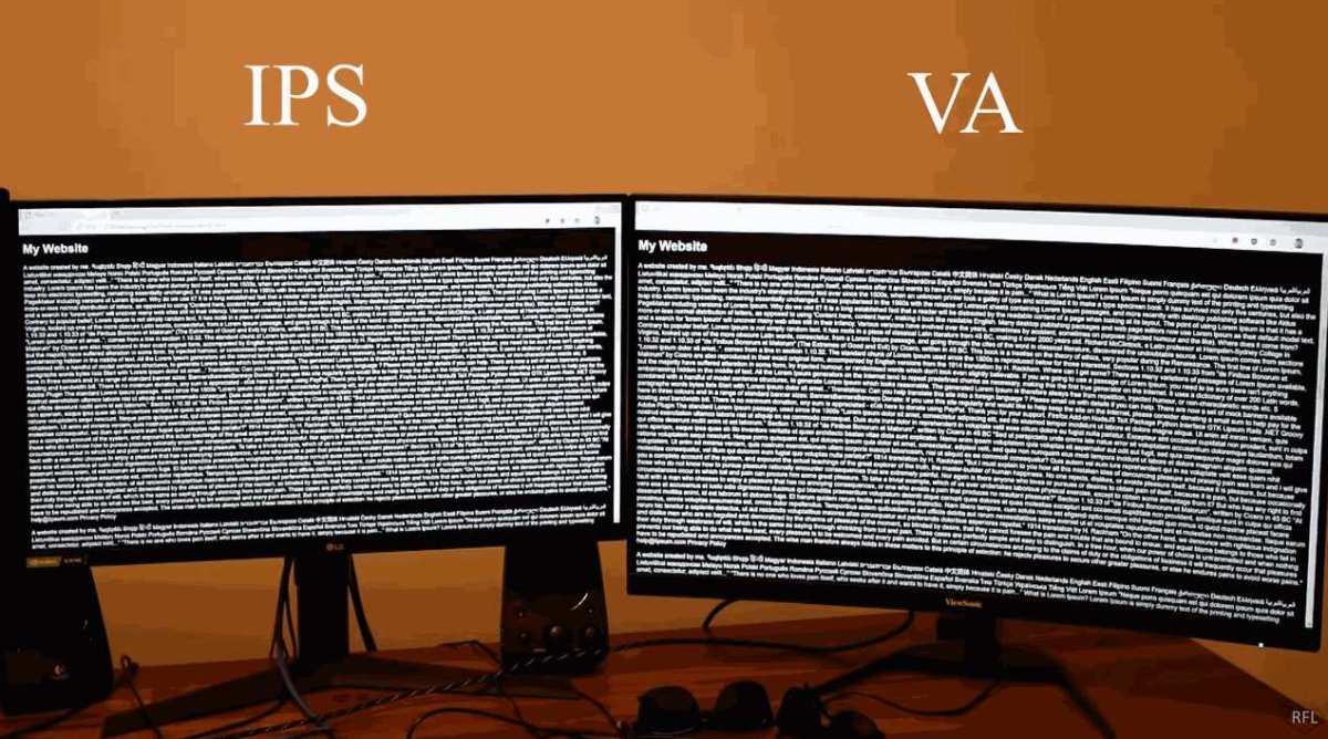 VA panel black smearing curved monitor