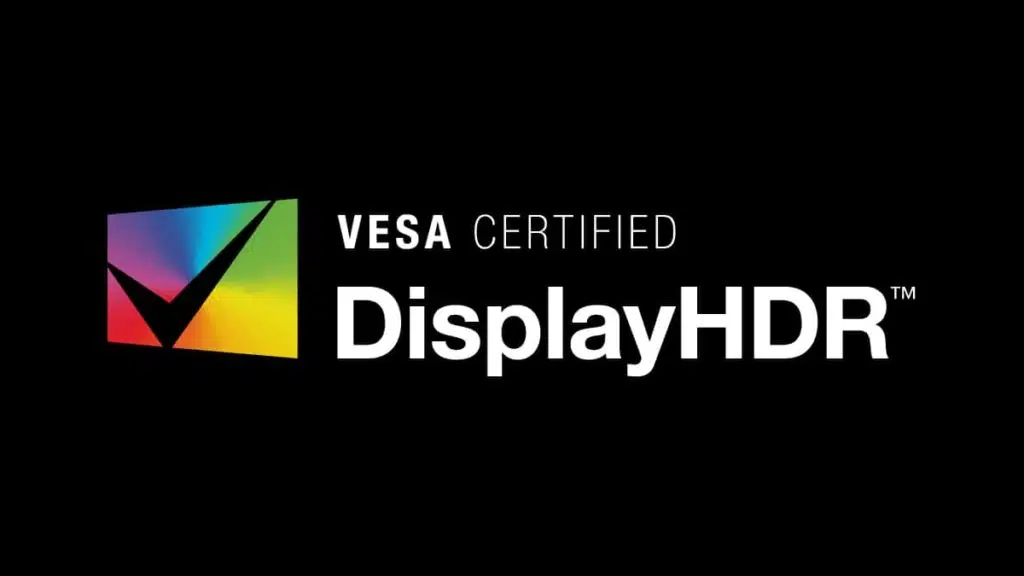 VESA DisplayHDR certification logo