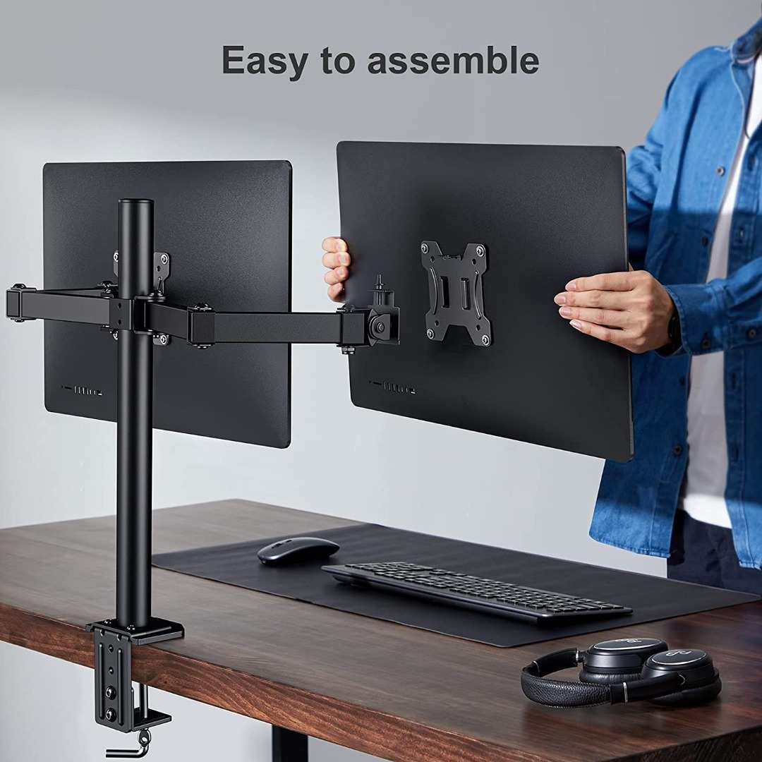 VESA monitor arm dual setup