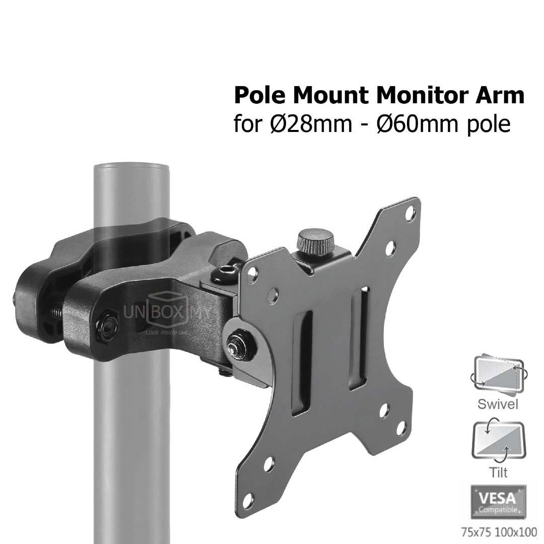 VESA mount pivot stand