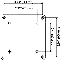 VESA pattern diagram