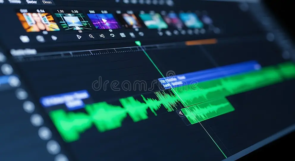 video editing timeline playback