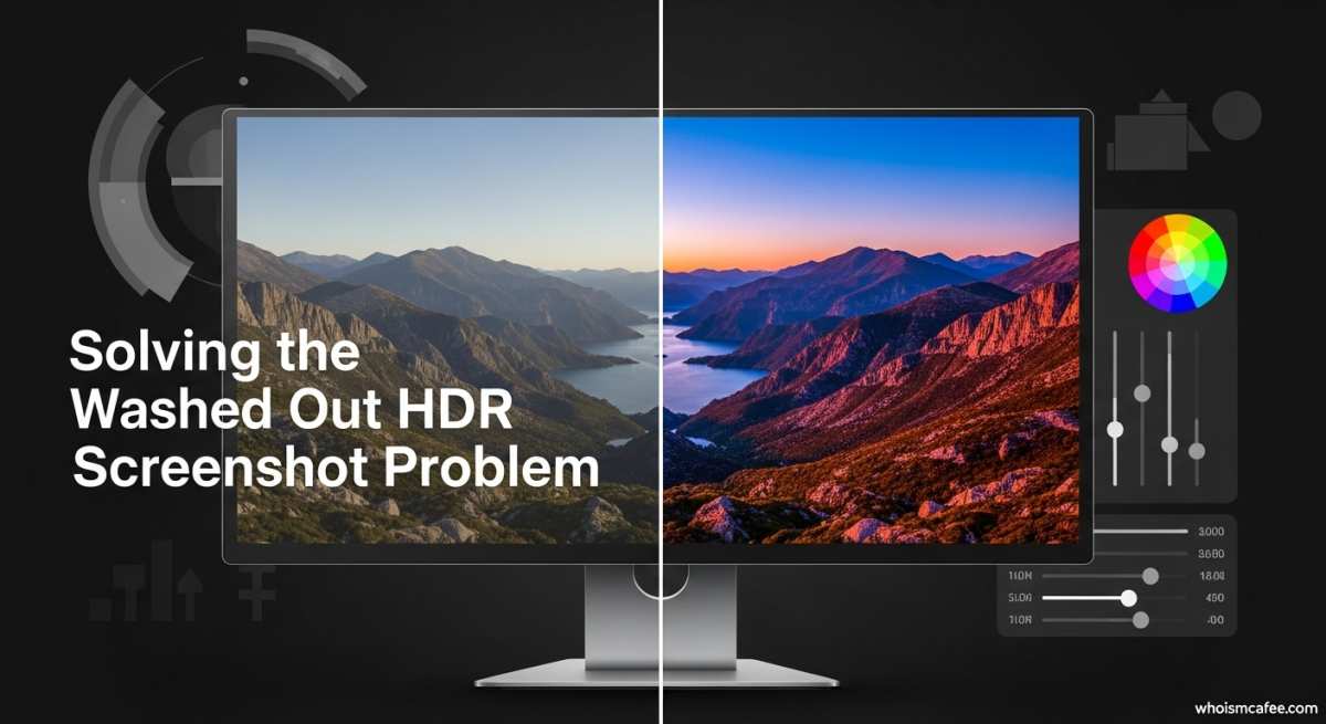 washed out HDR desktop