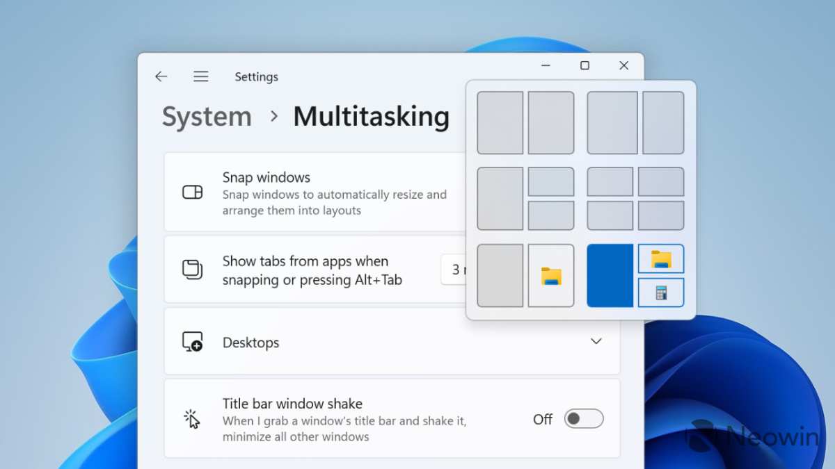 Windows Snap Assist