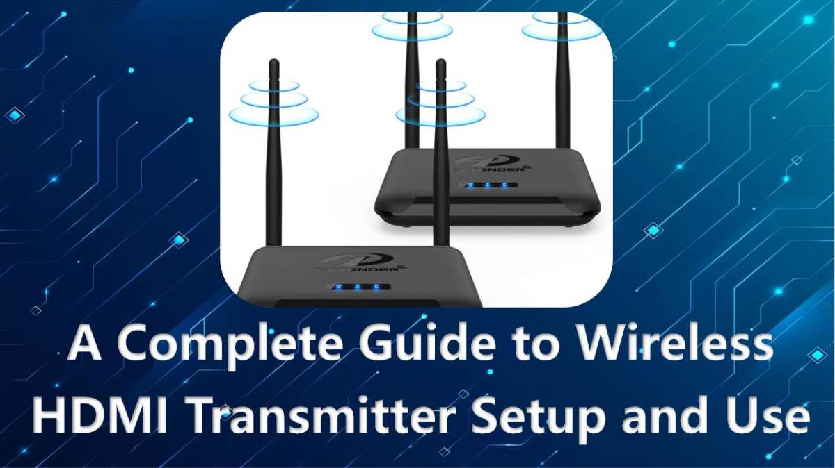 wireless HDMI transmitter and receiver kit