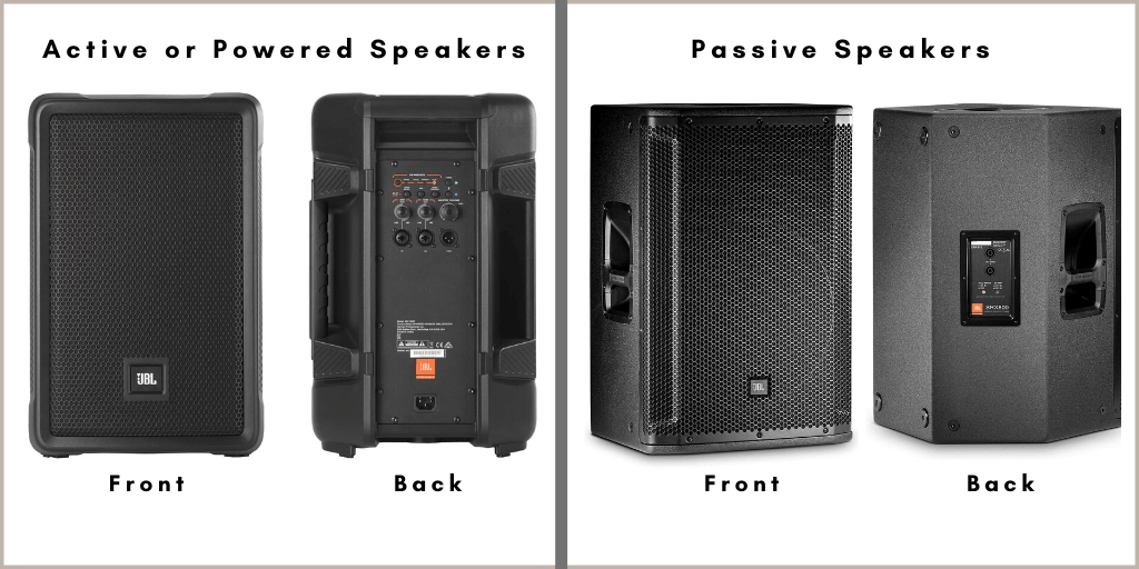 active vs passive speaker difference