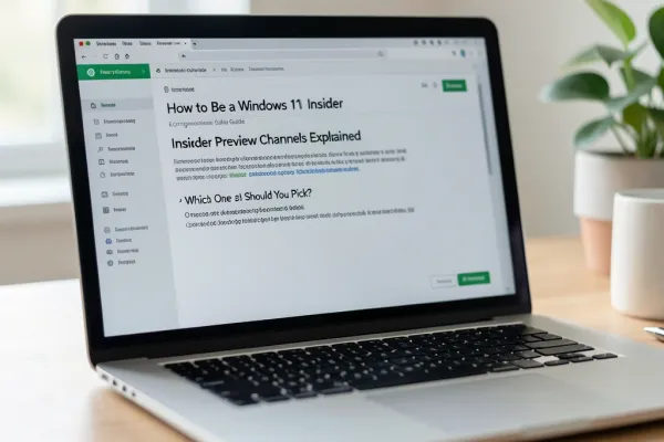 Insider Preview Channels Explained Which One Should You Pick?