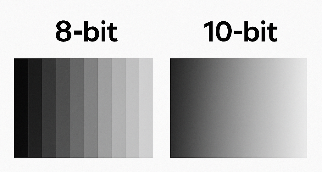 bit depth gradient banding