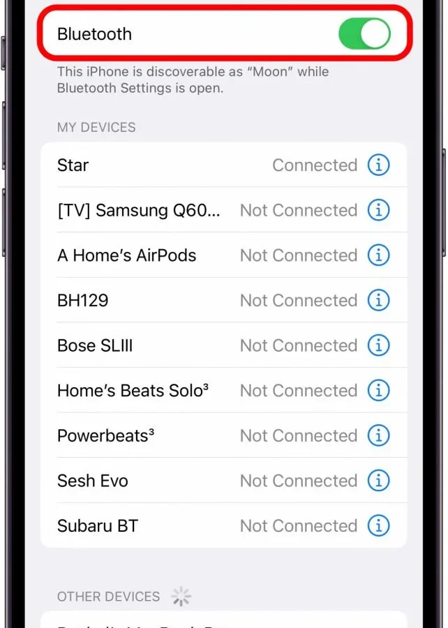 Bluetooth version check