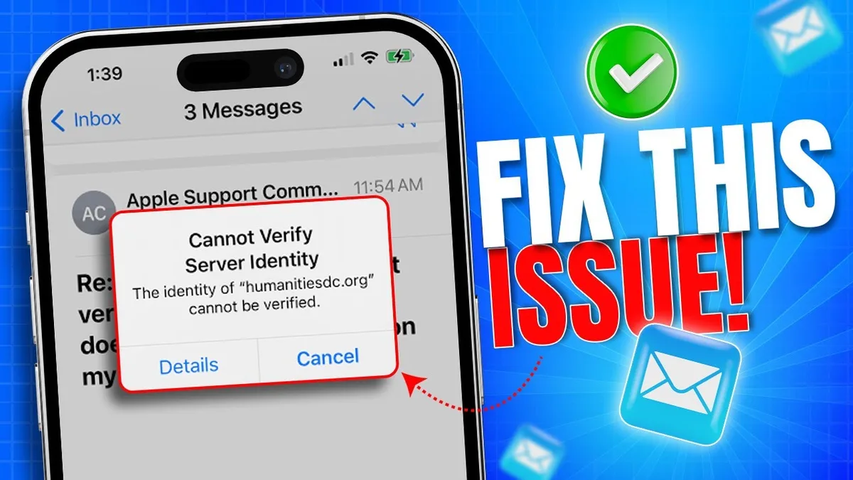 connection insecure mail app