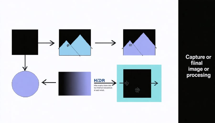 HDR editing workflow diagram