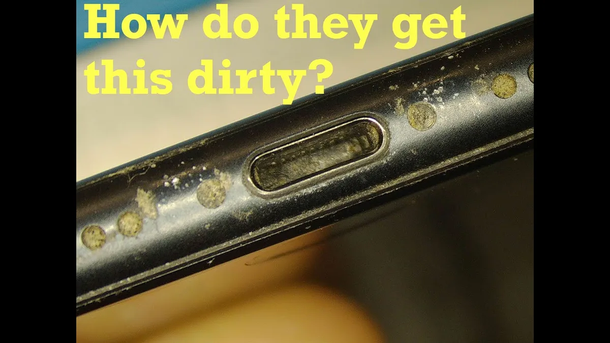 iPhone damaged charging port