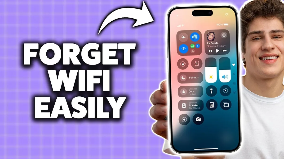 iPhone forget network