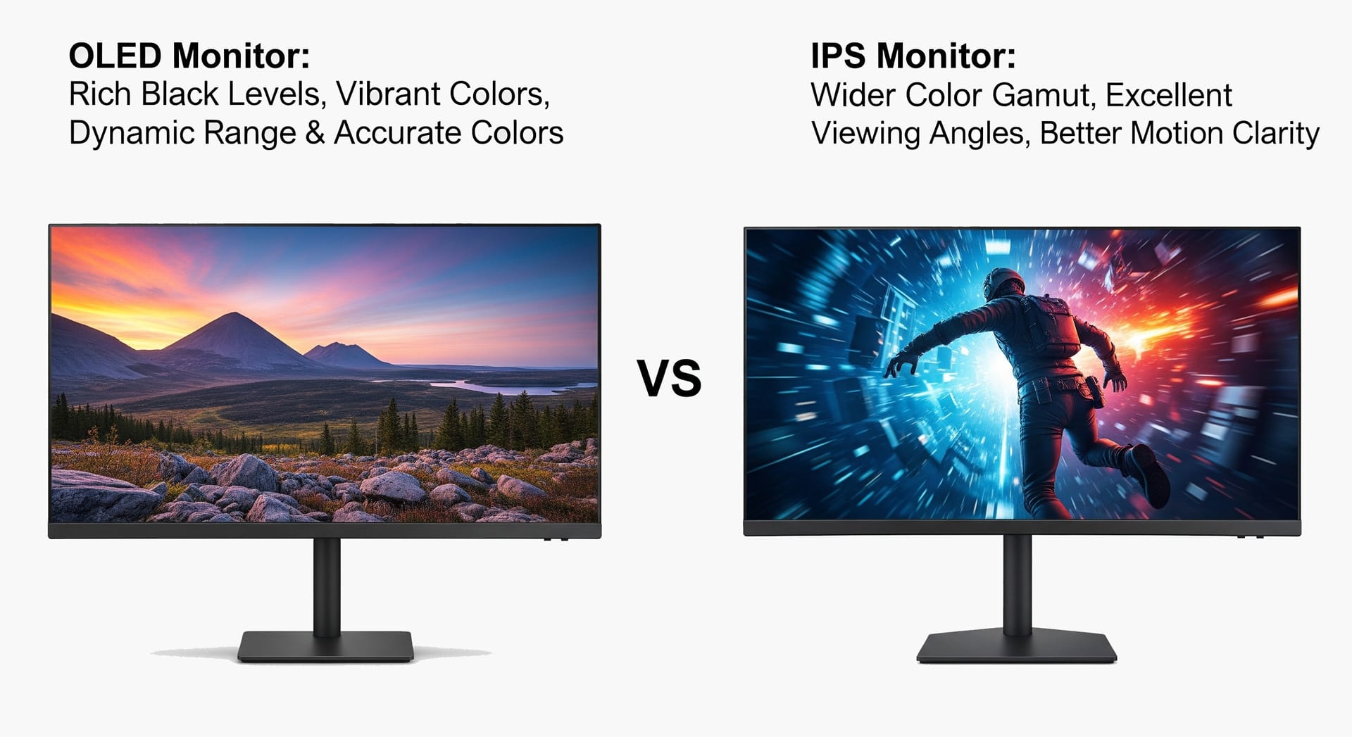 ips black qd-oled ips panel comparison photo editing