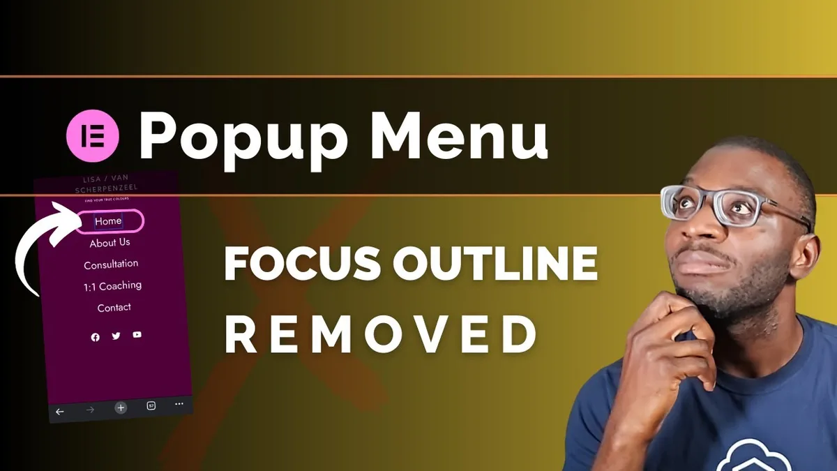 keyboard focus indicator on website