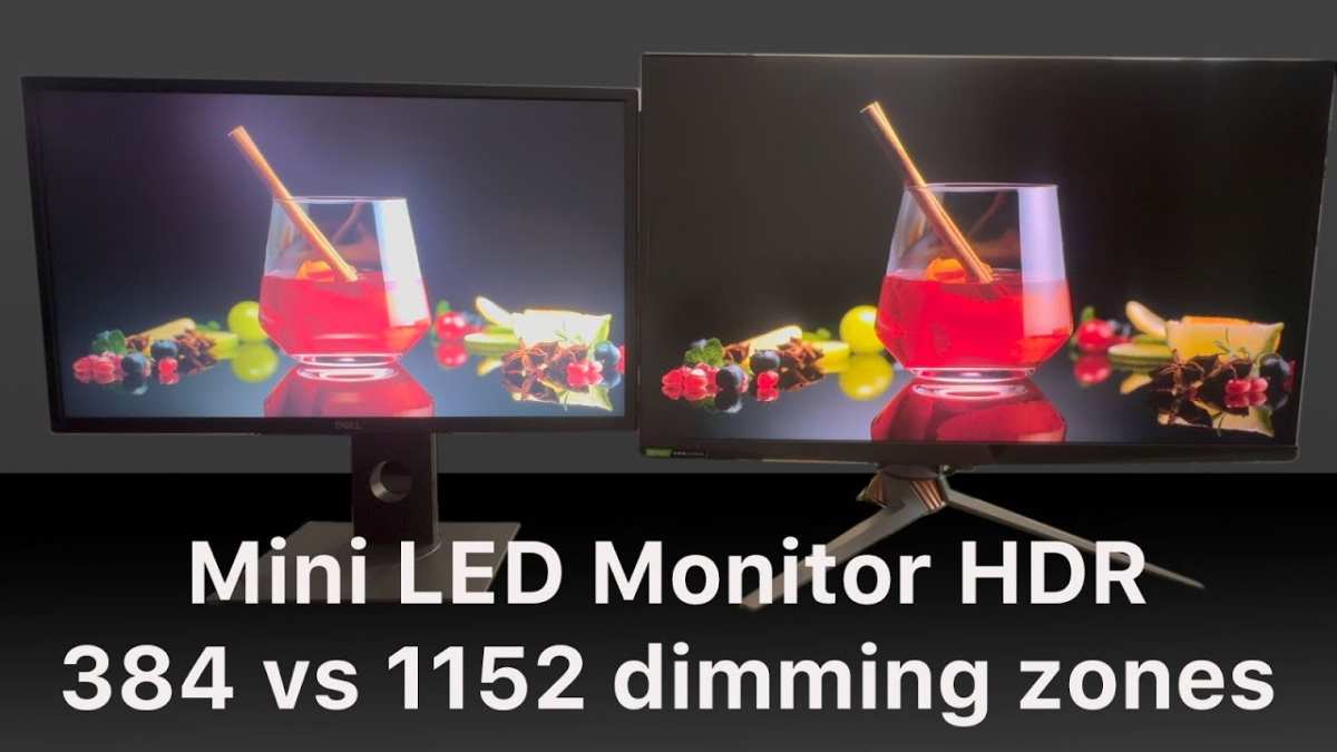 Mini-LED local dimming