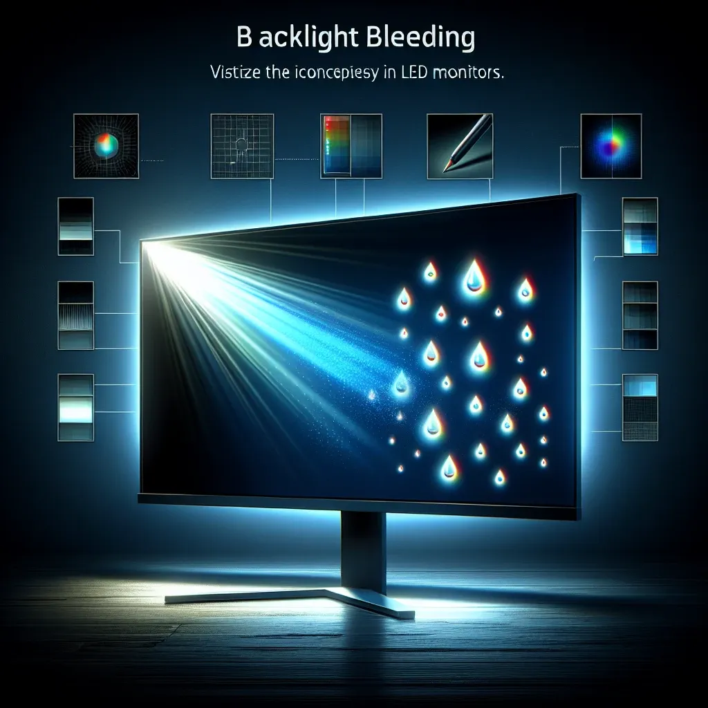monitor backlight bleed uneven display