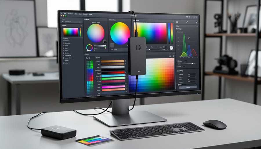 monitor calibration workflow colorimeter soft proofing