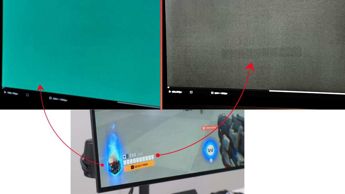 OLED burn-in taskbar ghosting