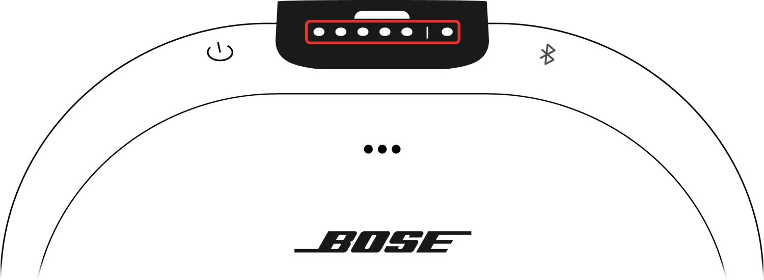 speaker LED indicator battery status